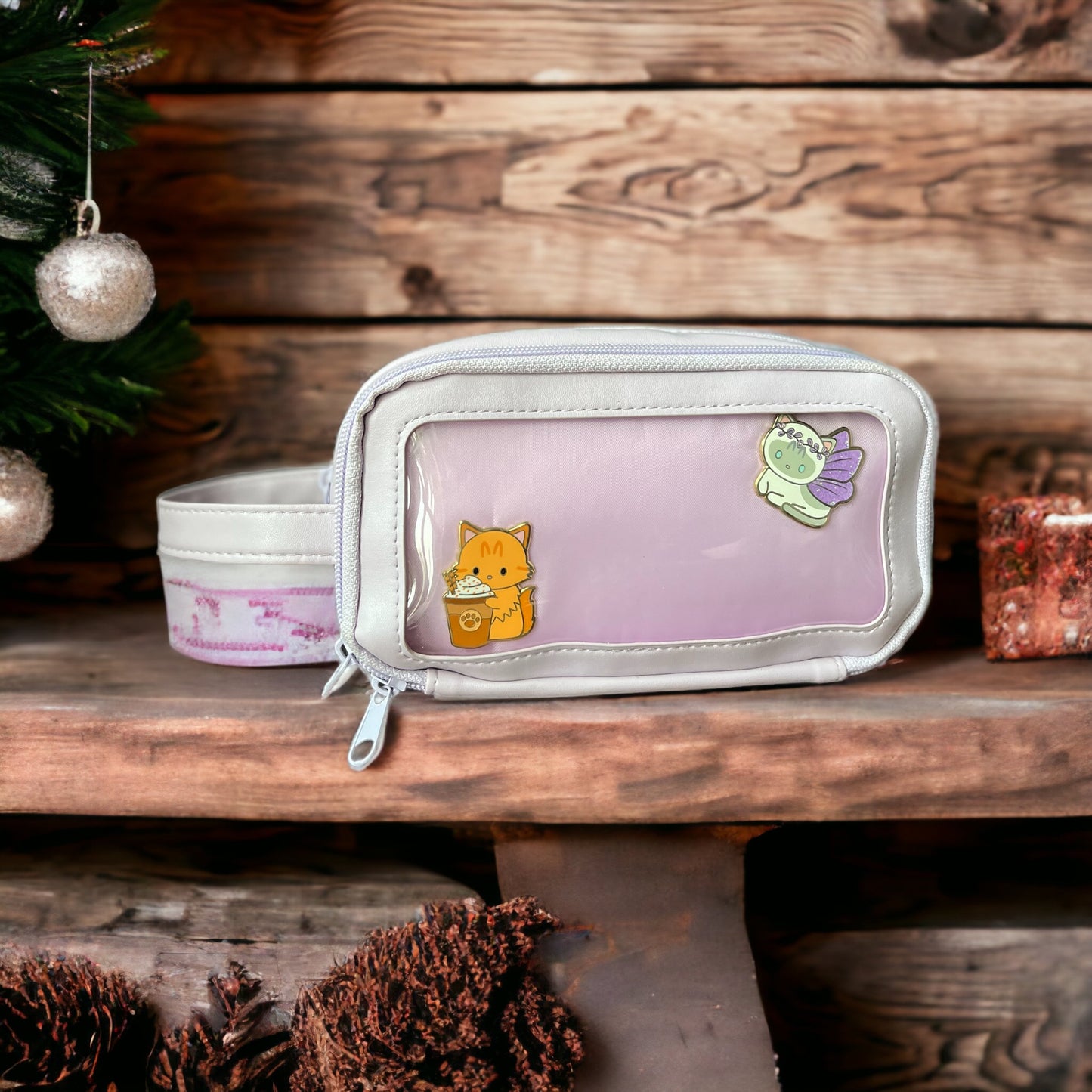 Ita Storage Pouch with Clear Vinyl Window To Display Pins
