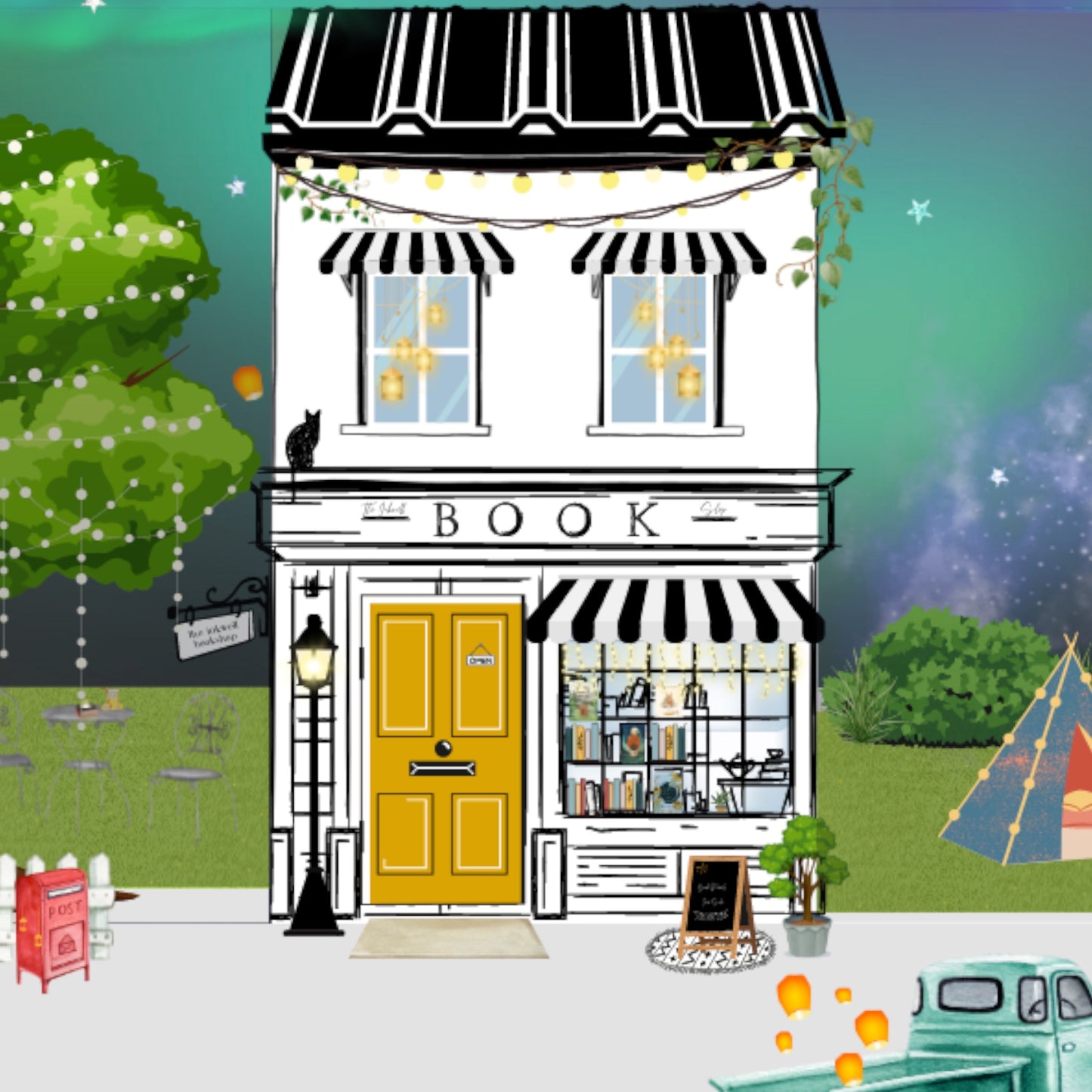 Northern Lights: Bookshop Bookmark