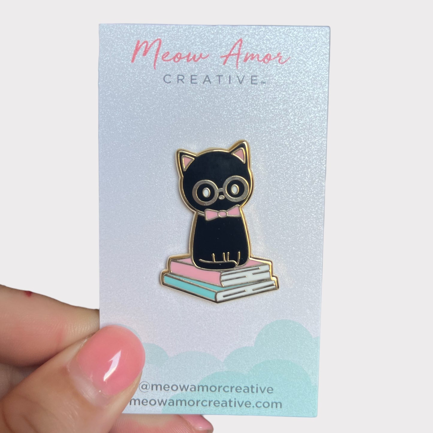 Black Cat Enamel Pin
