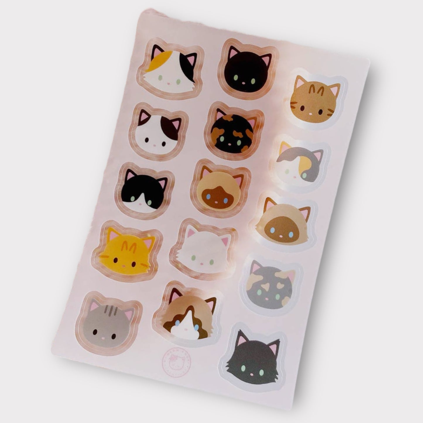 Cats Head Sticker Sheet