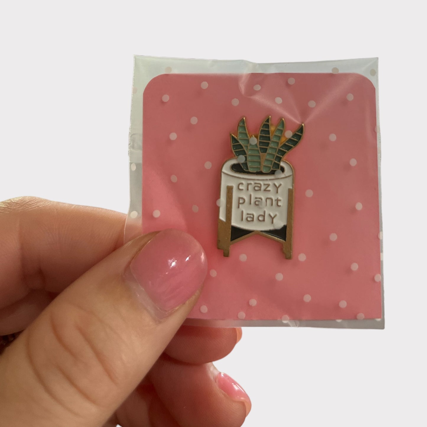Crazy Plant Lady Pin