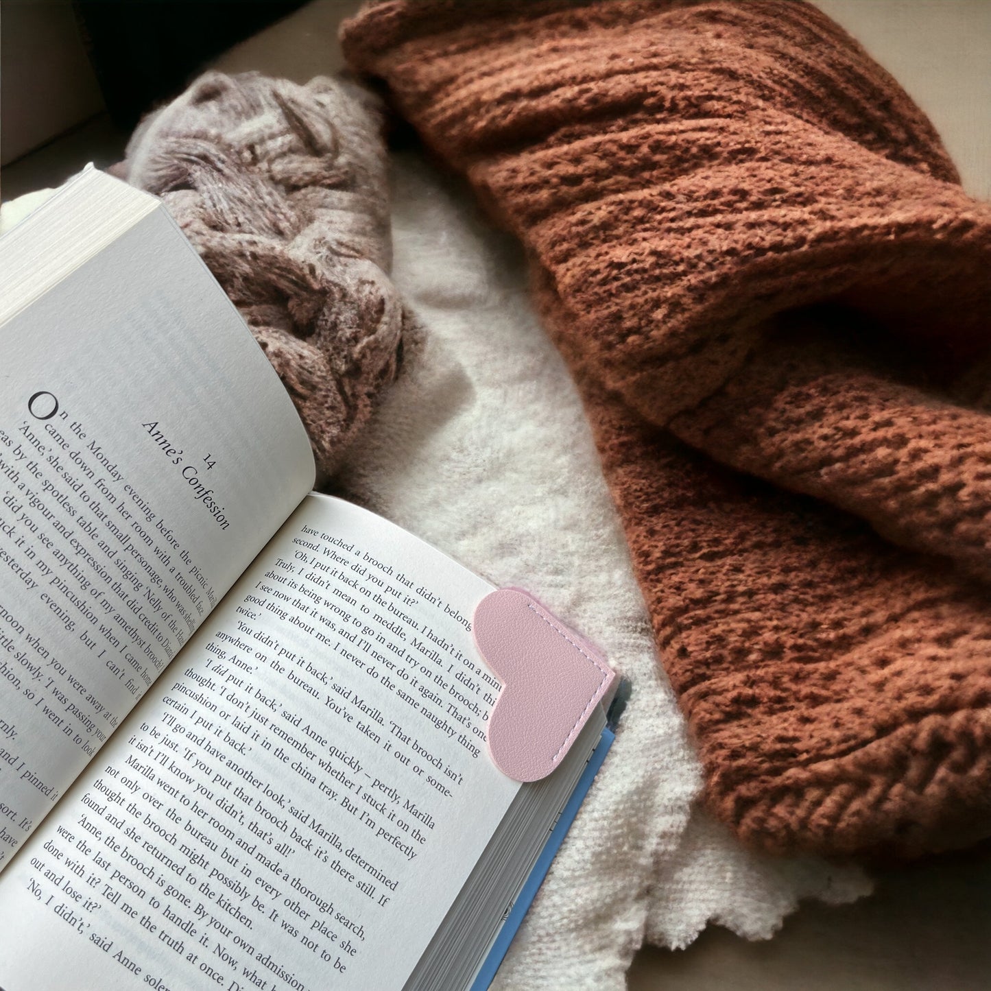 Heart Corner Bookmark (Various Colors)
