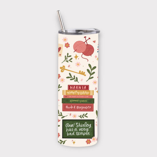 Book Club Icons Tumbler