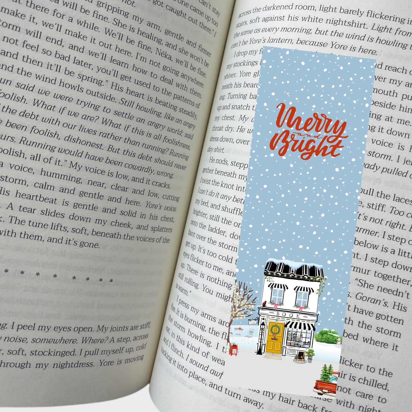 Merry & Bright: Bookshop Bookmark