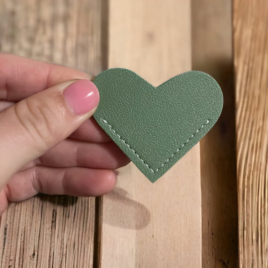 Heart Corner Bookmark (Various Colors)