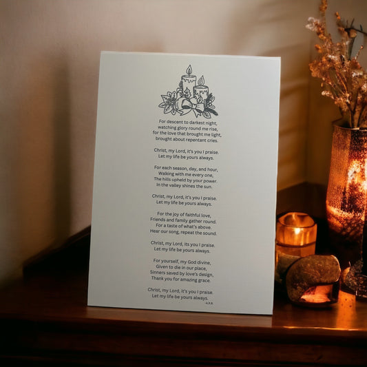 Poem Print: Advent’s Hope