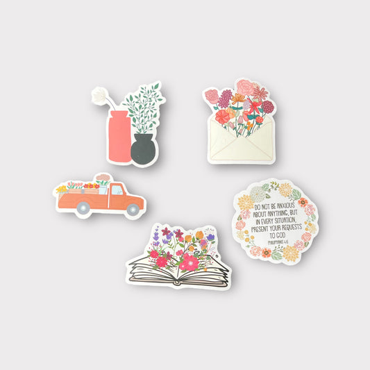 Flower Sticker Packet