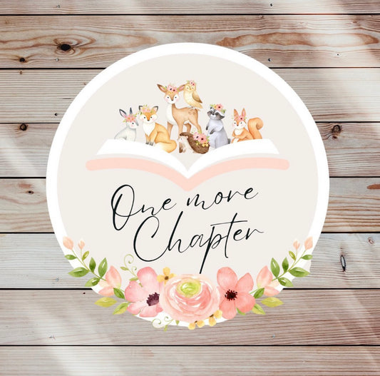 One More Chapter Woodland Creatures Sticker