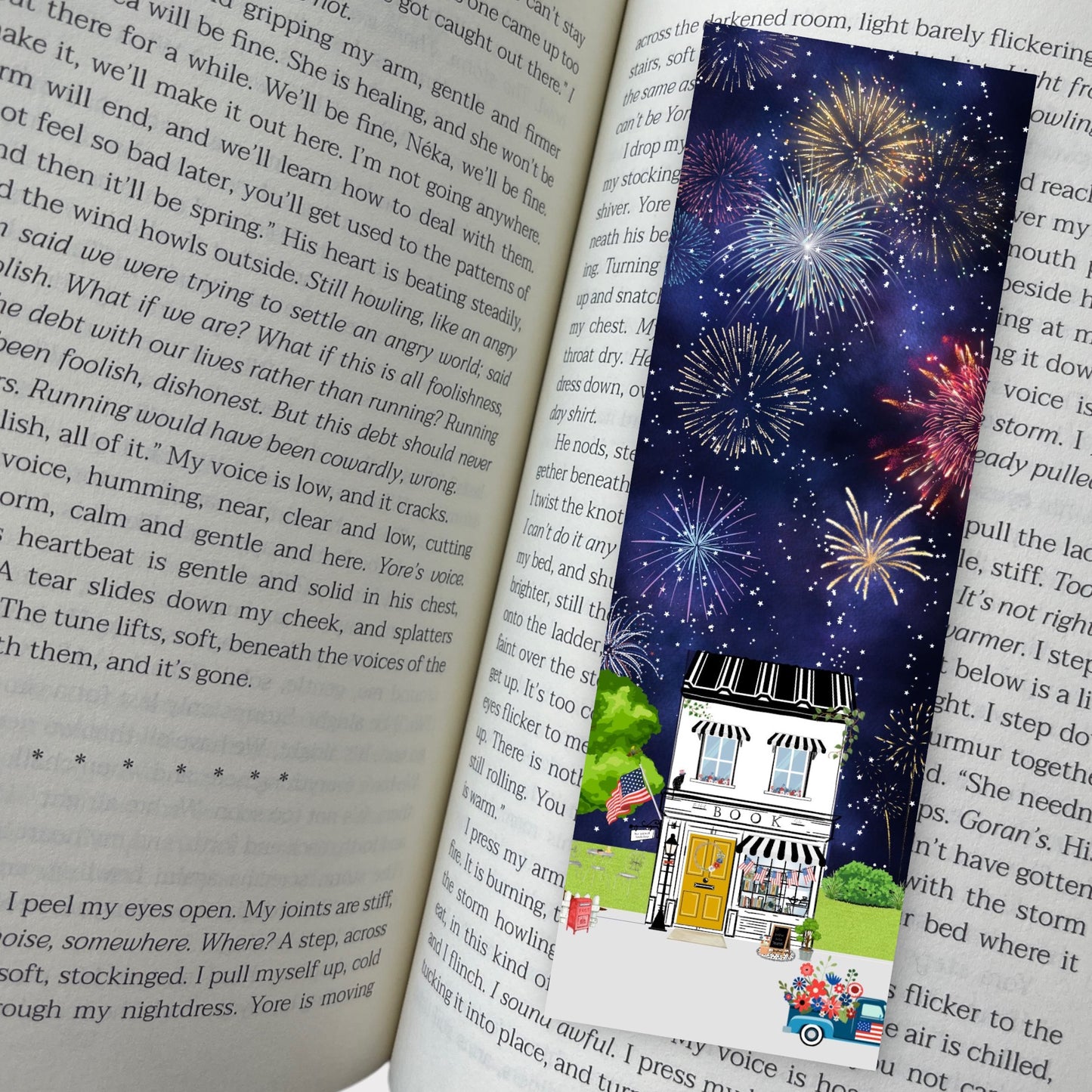 July Party: Bookshop Bookmark